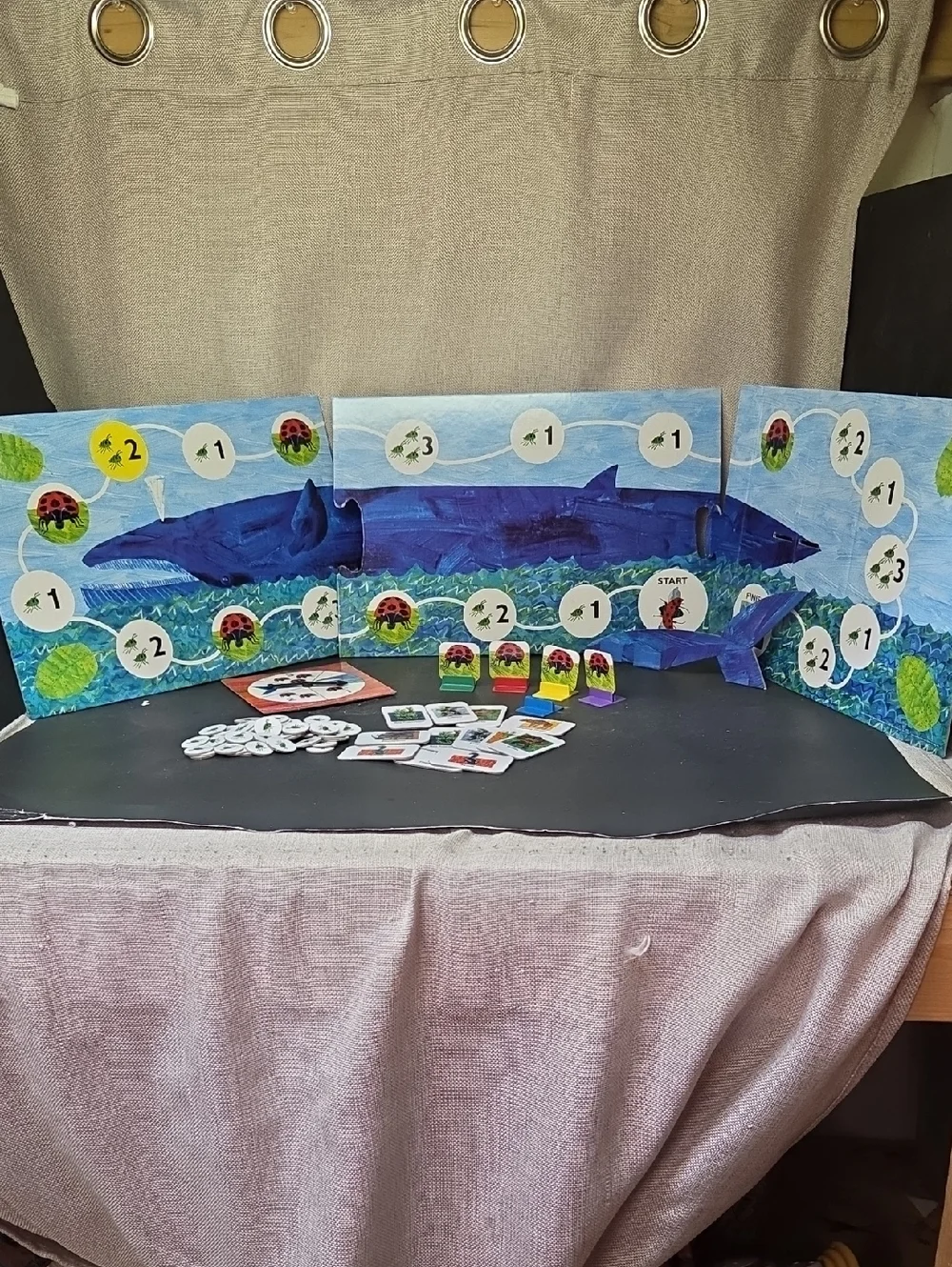 The Grouchy Ladybug Game Eric‎ Carle A Game of Size and Manners